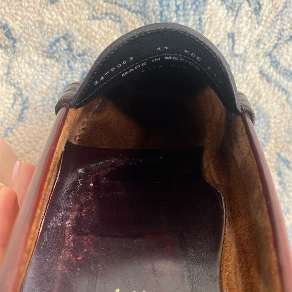 Johnston & Murphy Men\'s Hayes Penny Burgundy  Shoes  Size 11 main image 6